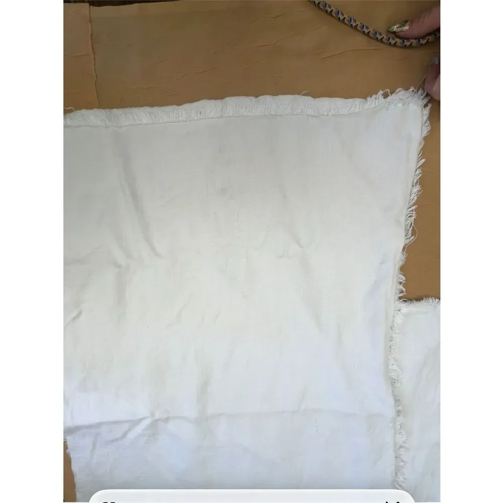 CasaLuna Linen-cotton blend pillow shams NWOT Standard size 20”x 26”